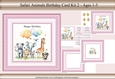 Safari Animals Birthday Card Kit 2 - Ages 1-5