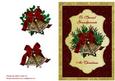 Bells on Red Glitter & Gold - Grandparents