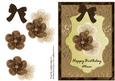 Chocolate, Coffee & Gold Birthday- Mum