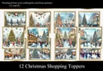 12 Christmas Shopping Toppers