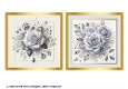 Silver Roses Toppers 2