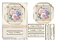 Pastel Roses Birthday Card Front 2