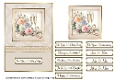 Pastel Roses & Champagne Wedding/Anniversary Card Front 1