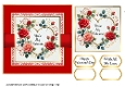 Gold Heart Valentines Card Front