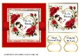 Gold Heart Valentines Card Front 4