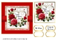 Gold Heart Valentines Card Front 6