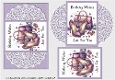 Lilac Shoes & Handbag Birthday Card