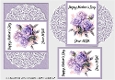 Lilac Roses Mothers Day Card Front