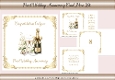 Coral Wedding Anniversary Card Mini Kit