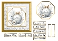White & Gold Christmas Bauble Card