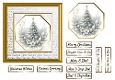 White & Gold Christmas Tree Card