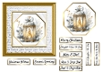 White & Gold Christmas Lantern Card