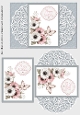 Pink & White Anemones Birthday Card