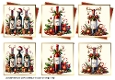 Christmas Wine Layered Toppers