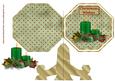 Christmas Candles Plate Card 2