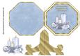 Christmas Candles Plate Card 3