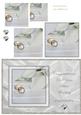 Wedding Rings & Lilies - 25th Anniversary