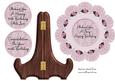 Lace Doiley Plate Card - 90th & 100th Birthday