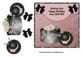 Black & Pink Hat & Hatbox - Sister Birthday