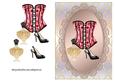 Pink Corset - Blank Card