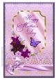 A4 Lilac Butterfly & Flowers - Mothers Day