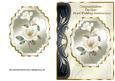 Ivory Magnolias Art Nouveau Card Front - Pearl Wedding