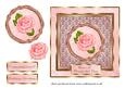Pink Rose Sqaure Card Front