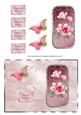 Pink Magnolias & Butterfly Card Front