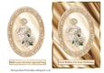 Perfume & Roses in Oval Frame