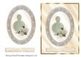 Perfume & Roses in Oval Frame - Ivory