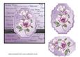 Lilac Magnolias Topper on Sentiments Background