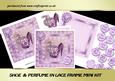 Shoe & Perfume in Lace Frame Mini Kit