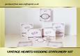 Vintage Hearts Wedding Stationery Kit