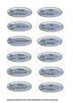 Blue Oval Sentiment Tags - Ages