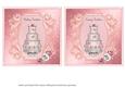 Pink Wedding Cake Invitations