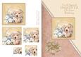 Puppy in Basket Pyramid Card Frtont - Daughter