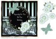 Black and Green Lace Card Front