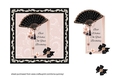 Black and Rose Gold Fan
