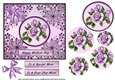 Lilac Roses Pyramid Mothers Day