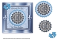 Blue Jewelled Mandala - birthday