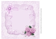 Champagne Glasses & Wedding Rings 7th Anniversary Insert