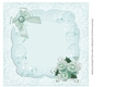 Champagne & Flowers Birthday Card Insert