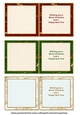 Christmas Penguins Mini Cards Inserts 1