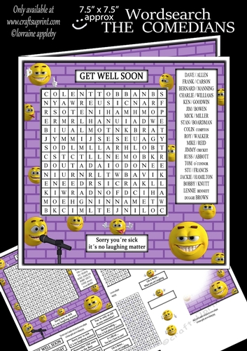 WORD SEARCH, THE COMEDIANS