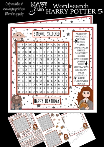 Harry Potter Card, Mini Kit  5