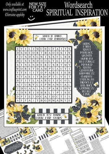 WORD SEARCH, JUST BECAUSE SERIES, SPIRITUAL INSPIRATIONAL