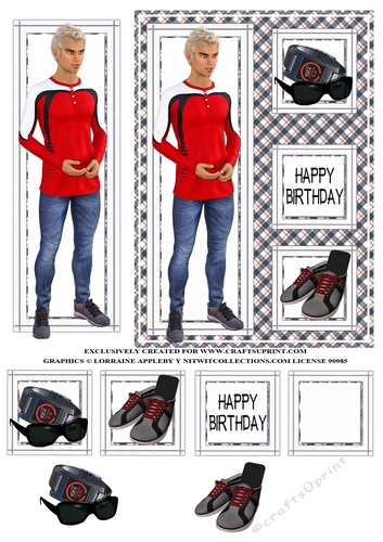 TEEN BOY BIRTHDAY CARD, number 52
