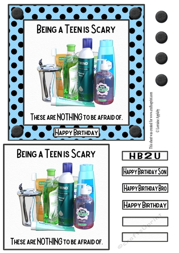 TEENAGE BOY BIRTHDAY CARD, LIFES A TEEN 5