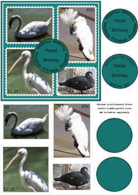 Bird Stamps 1a