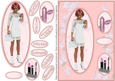 Teen Girl 4 Base Card